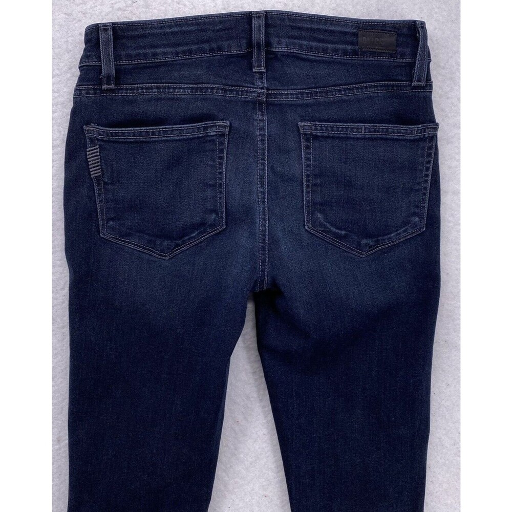 Paige Jeans Women’s Size 27  Denim Verdugo Ankle Zipper Blue Dark Wash - Picture 3 of 13